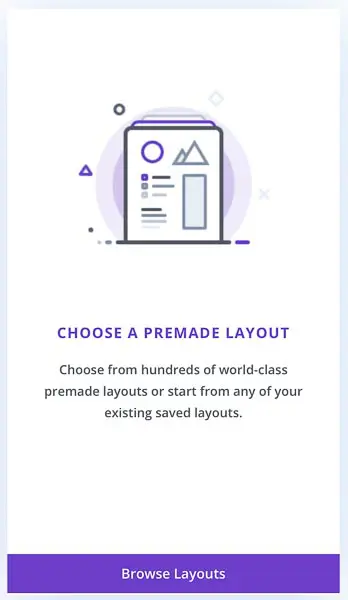 5. web-Choose Layout Choose a Premade Layout