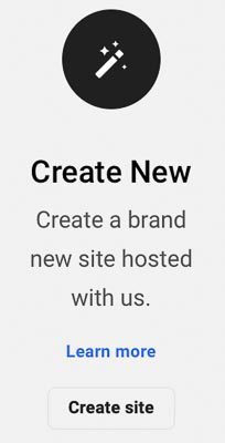 create site