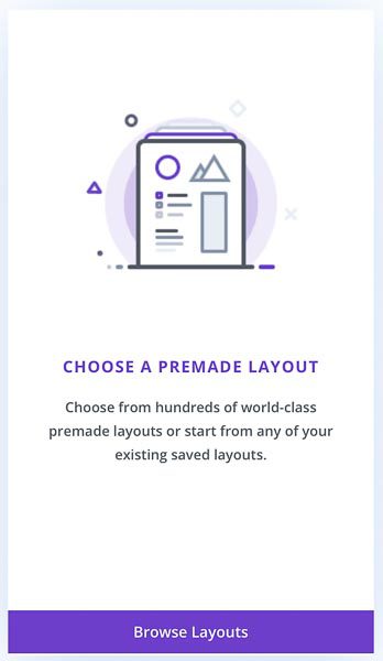 Choose a Premade Layout